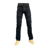 Vaqueros de cintura media para hombre estilo motero